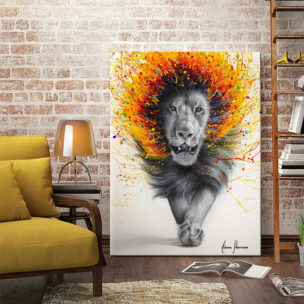 Luxor Lion Canvas Print Luxor Lion Canvas Print wall art product Ashvin Harrison