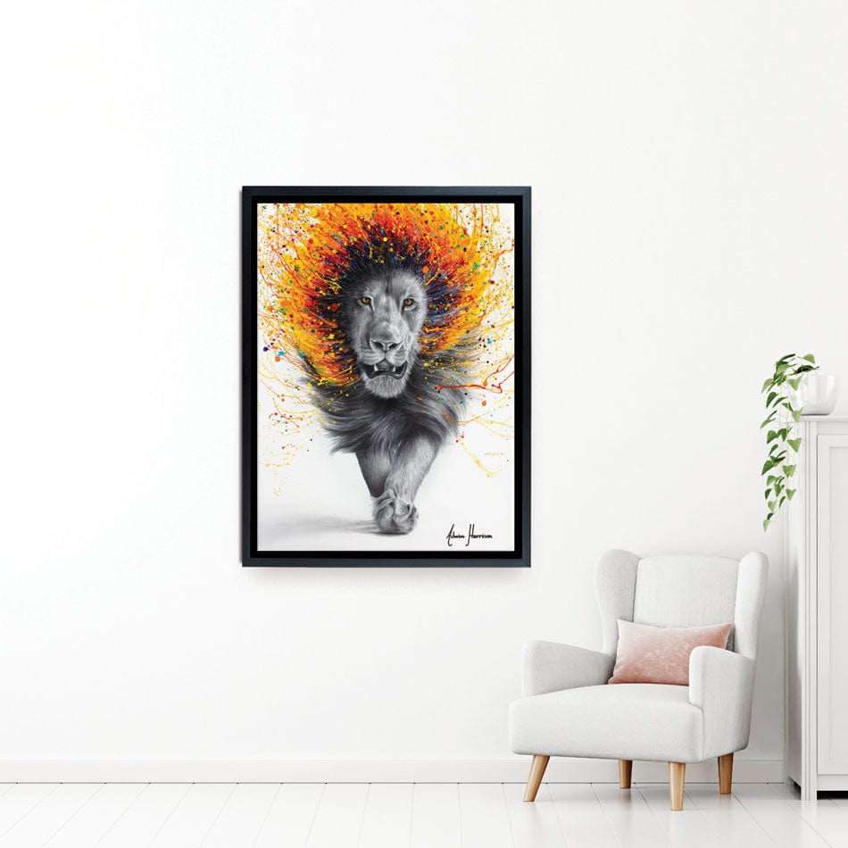 Luxor Lion Canvas Print wall art product Ashvin Harrison