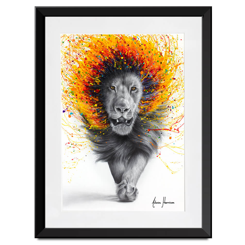 Luxor Lion Framed Art Print Luxor Lion Framed Art Print wall art product Ashvin Harrison