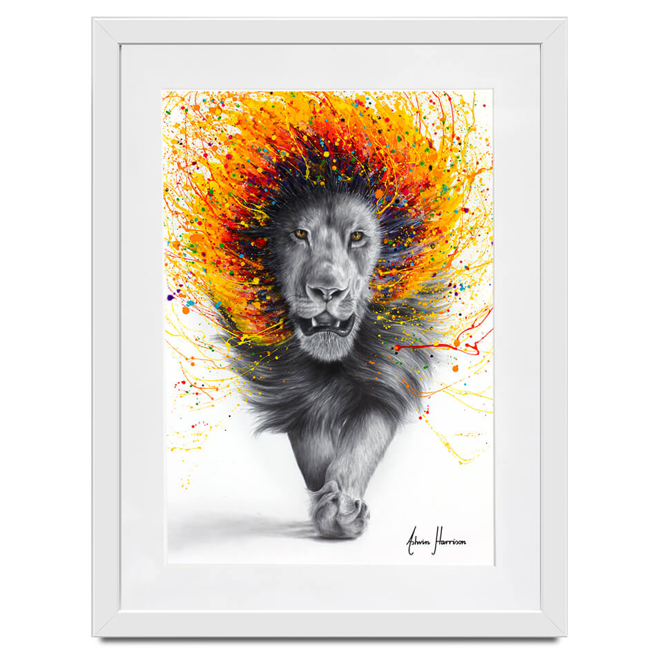 Luxor Lion Framed Art Print Luxor Lion Framed Art Print wall art product Ashvin Harrison