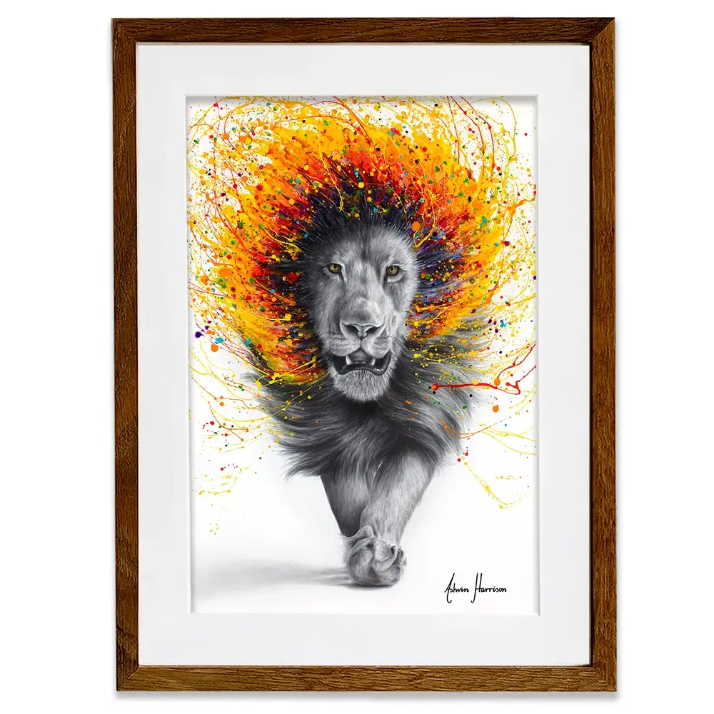Luxor Lion Framed Art Print Luxor Lion Framed Art Print wall art product Ashvin Harrison