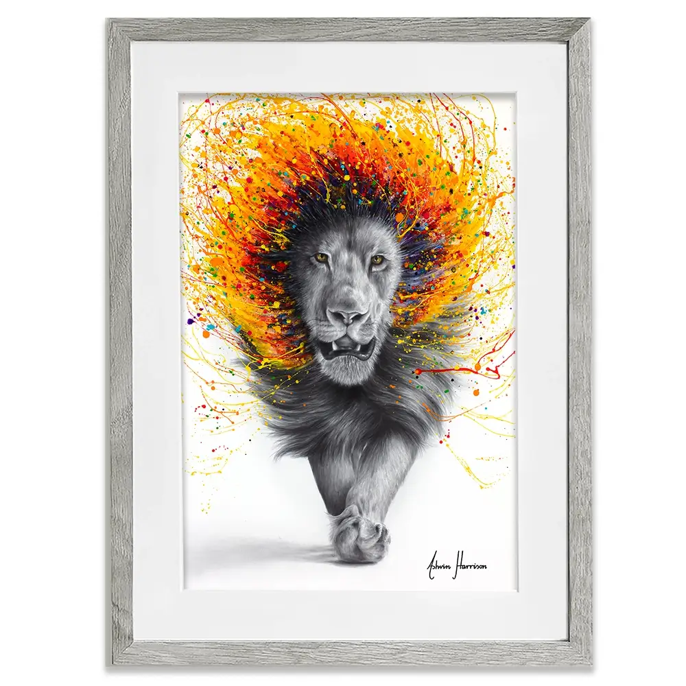 Luxor Lion Framed Art Print Luxor Lion Framed Art Print wall art product Ashvin Harrison