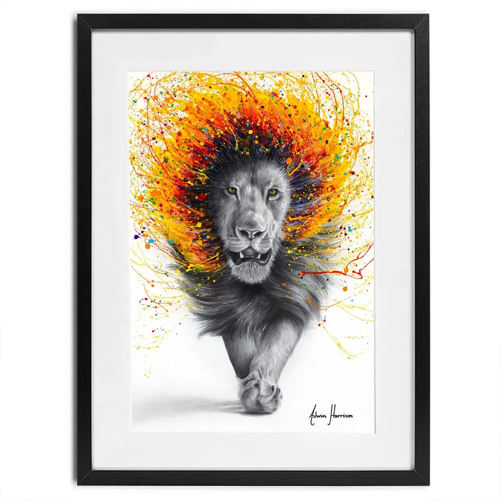 Luxor Lion Framed Art Print Luxor Lion Framed Art Print wall art product Ashvin Harrison