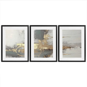 Luxurious Framed Art Print Trio Luxurious Framed Art Print Trio wall art product Muzi pear studio / Shutterstock