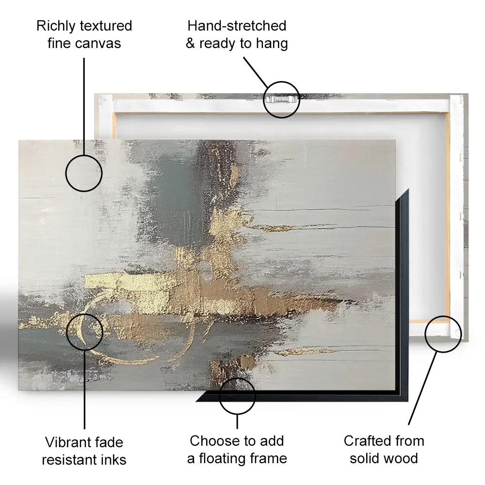 Luxurious Oversized Canvas Print Luxurious Oversized Canvas Print wall art product Muzi pear studio / Shutterstock