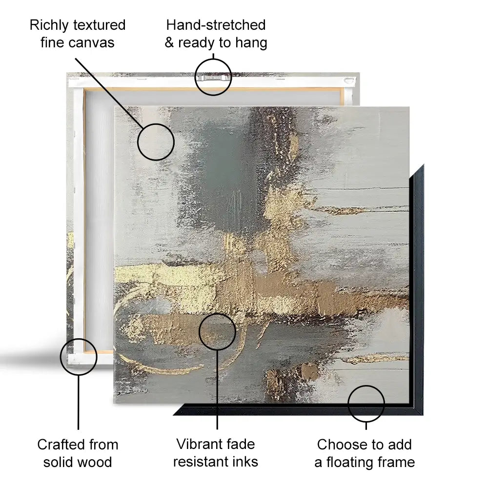 Luxurious Square Canvas Print Luxurious Square Canvas Print wall art product Muzi pear studio / Shutterstock