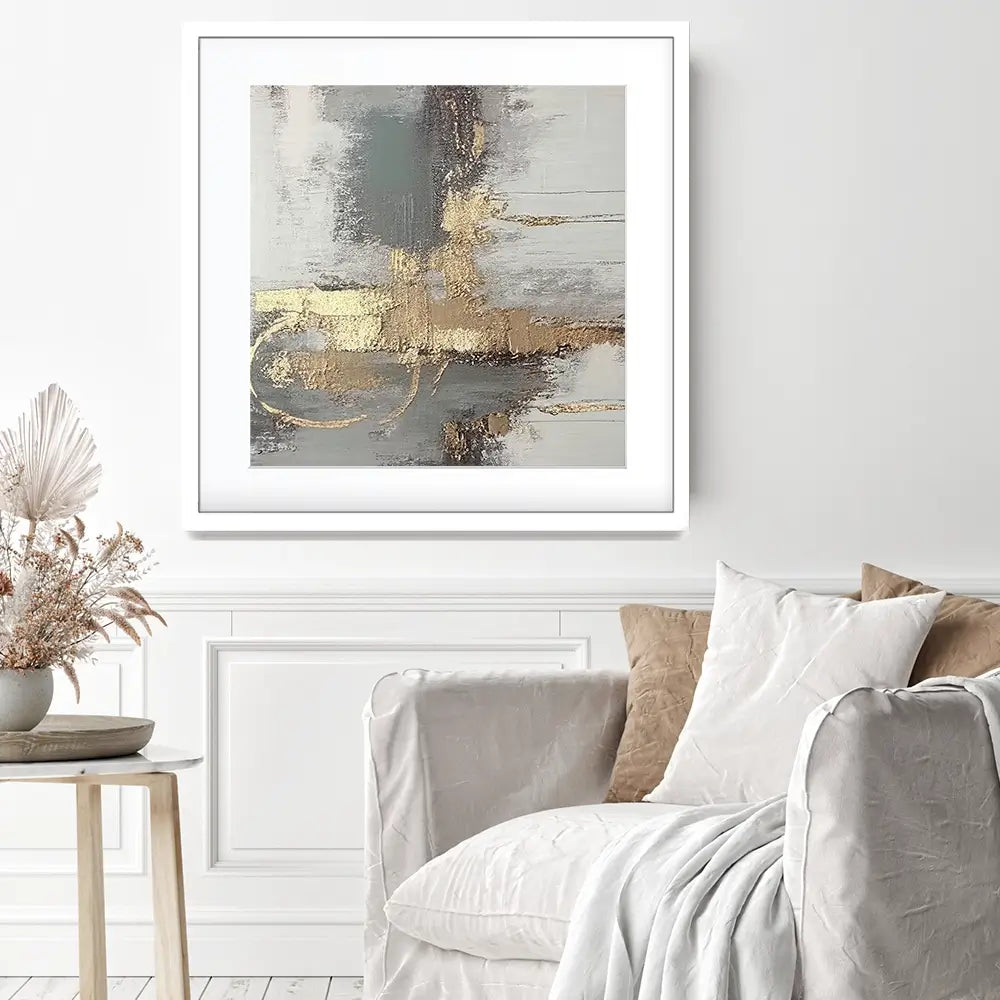 Luxurious Square Framed Art Print Luxurious Square Framed Art Print wall art product Muzi pear studio / Shutterstock