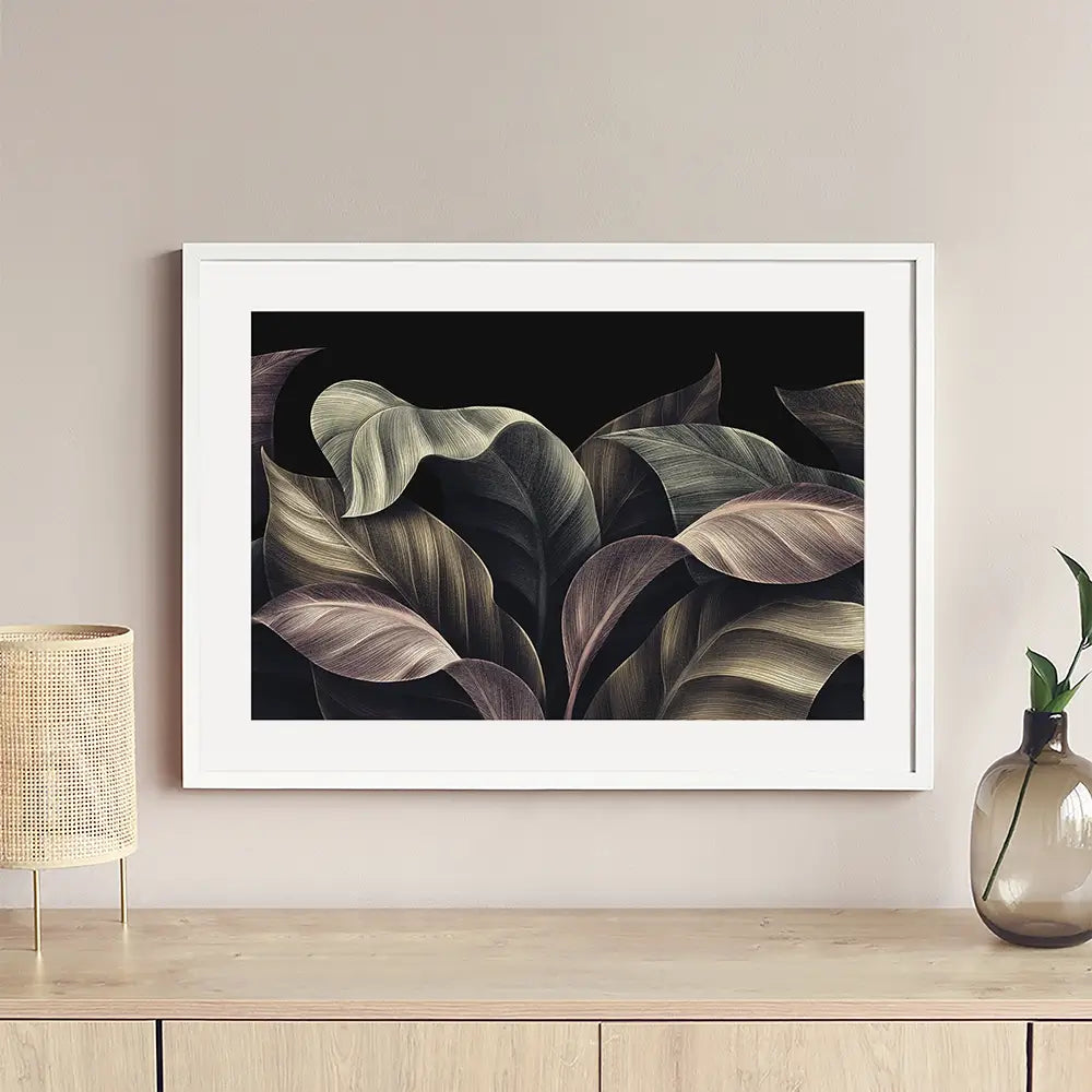 Luxury Tropics Framed Art Print Luxury Tropics Framed Art Print wall art product Alenarbuz / Shutterstock
