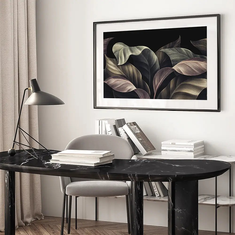 Luxury Tropics Framed Art Print Luxury Tropics Framed Art Print wall art product Alenarbuz / Shutterstock