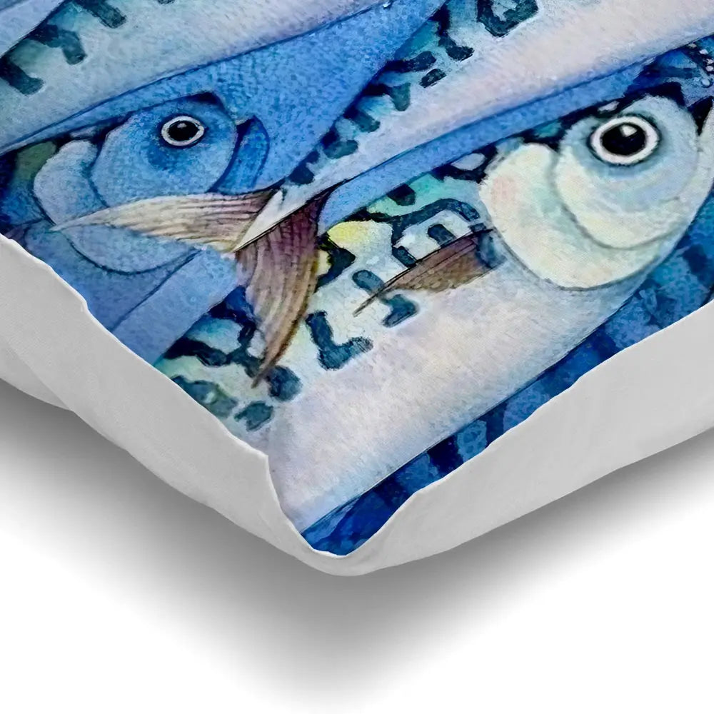 Mackerel Shoal Cushion Mackerel Shoal Cushion wall art product David Alexander Elder