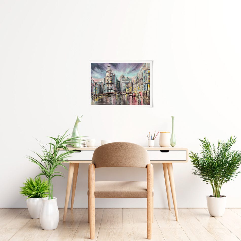 Madrid Gran Via Art Print wall art product Lana Tikhonova / Shutterstock