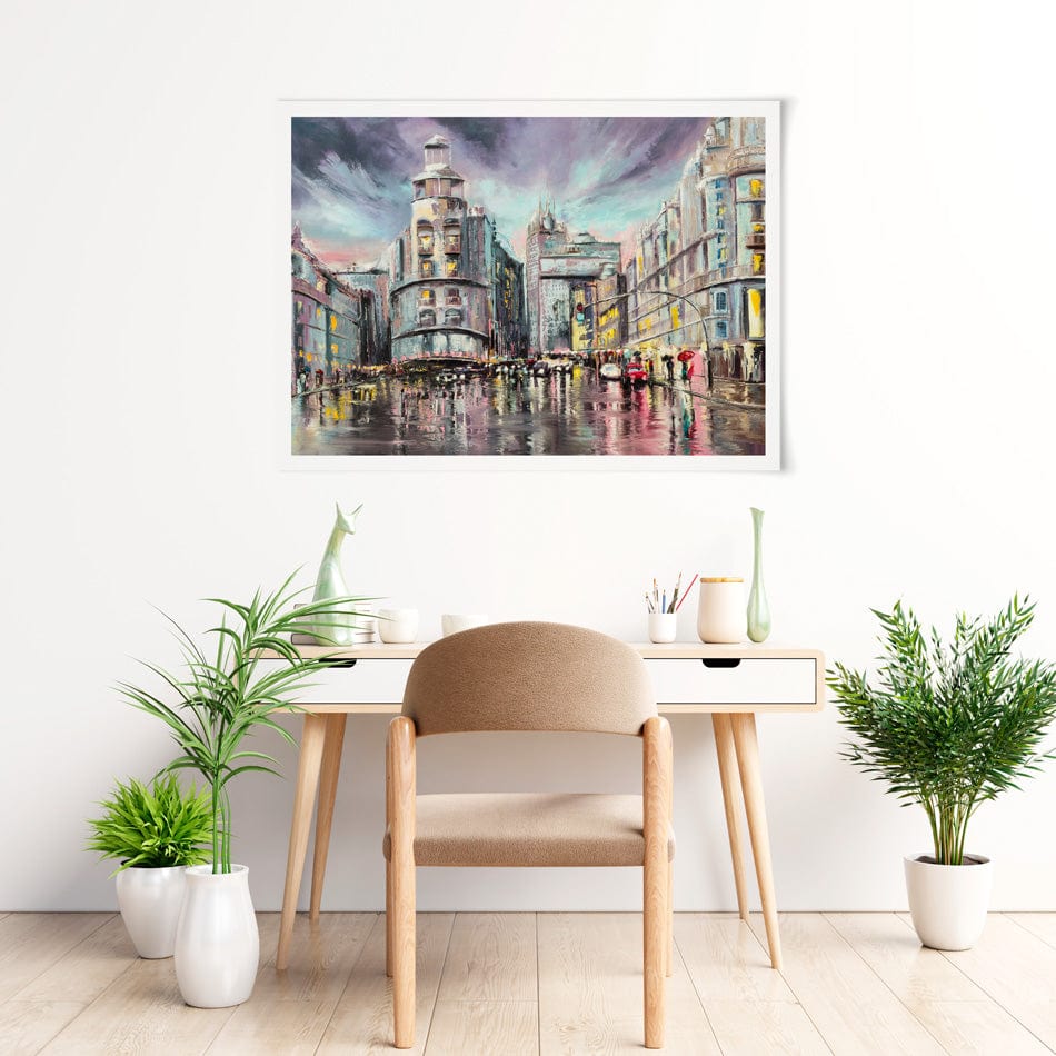 Madrid Gran Via Art Print wall art product Lana Tikhonova / Shutterstock