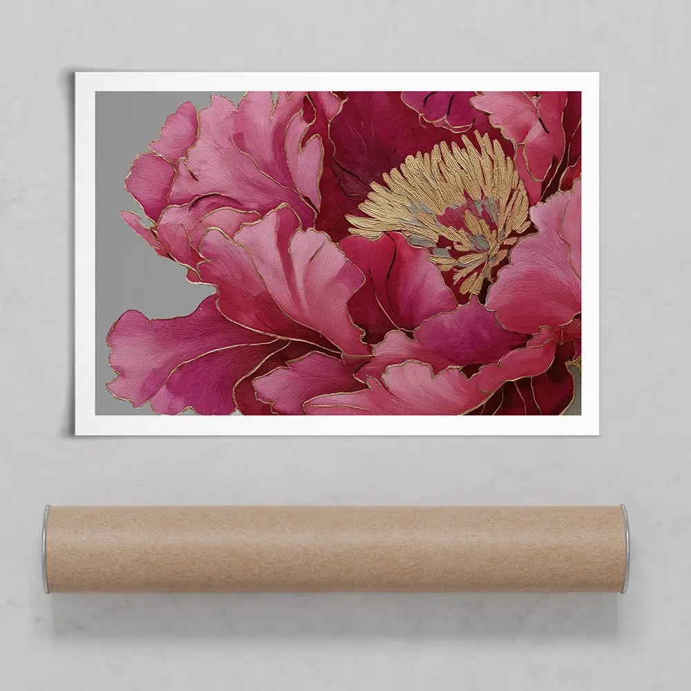 Magenta Peony Art Print Magenta Peony Art Print wall art product Svetlana Aleynikova