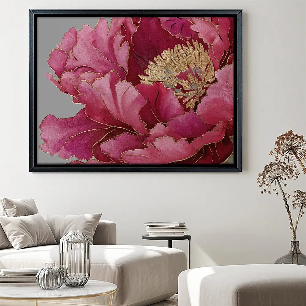 Magenta Peony Canvas Print Magenta Peony Canvas Print wall art product Svetlana Aleynikova
