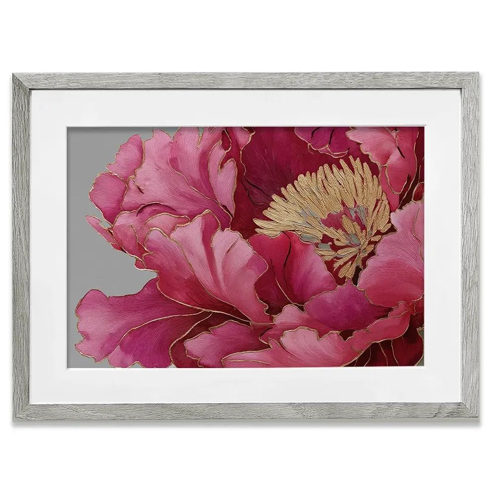 Magenta Peony Framed Art Print Magenta Peony Framed Art Print wall art product Svetlana Aleynikova