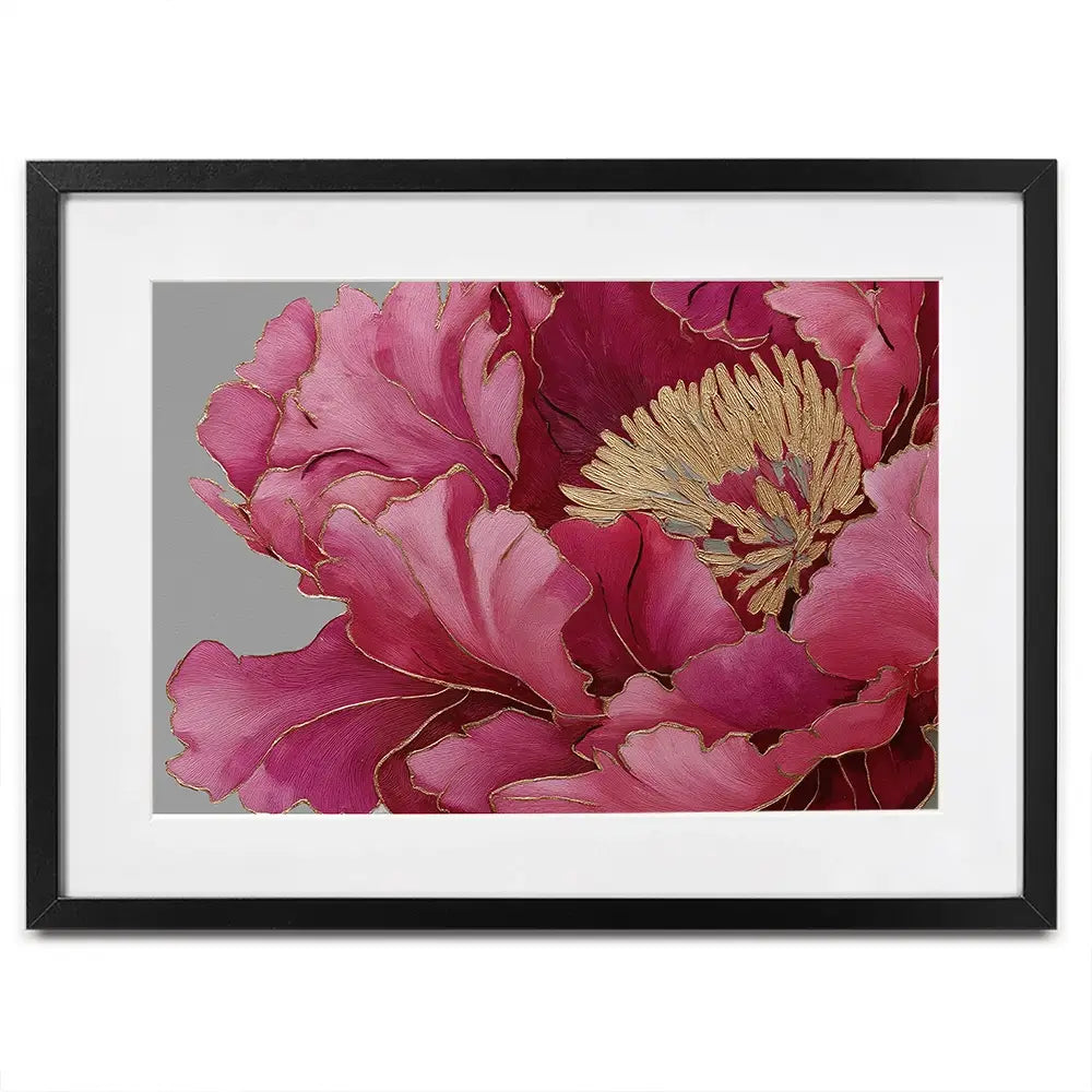 Magenta Peony Framed Art Print Magenta Peony Framed Art Print wall art product Svetlana Aleynikova