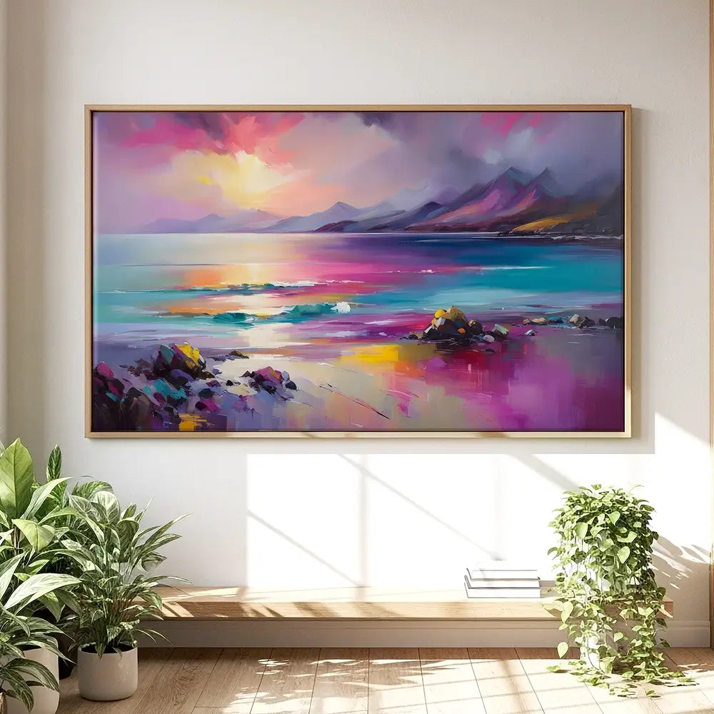 Magenta Skye Oversized Canvas Print Magenta Skye Oversized Canvas Print wall art product Art Print Shop