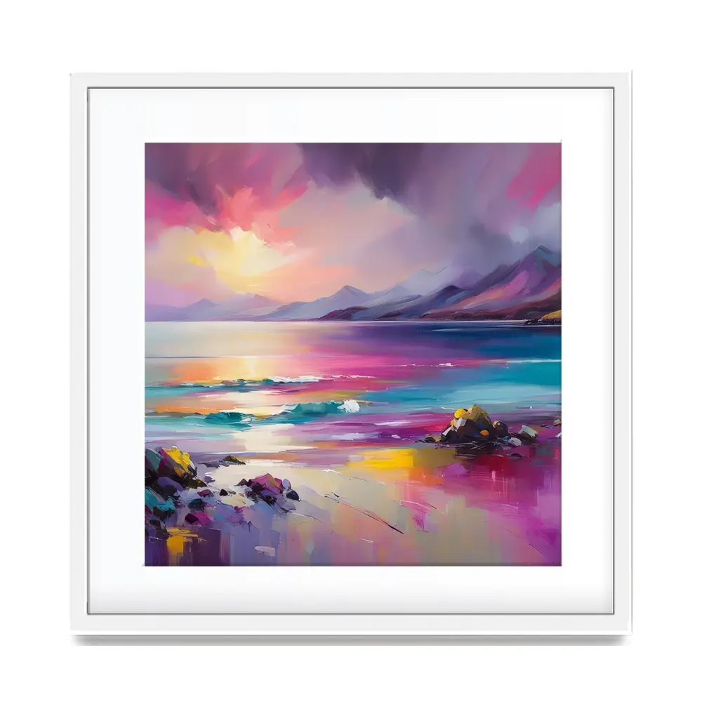 Magenta Skye Square Framed Art Print Magenta Skye Square Framed Art Print wall art product David Alexander Elder