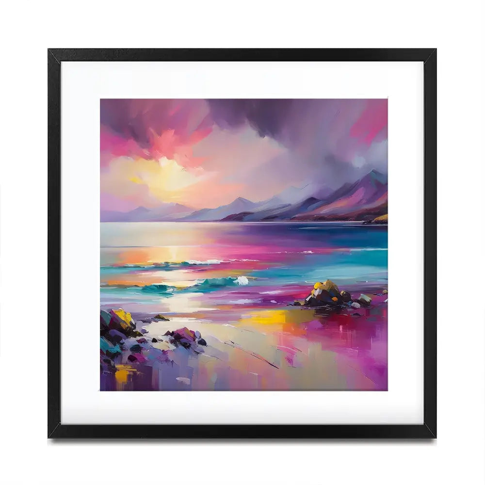 Magenta Skye Square Framed Art Print Magenta Skye Square Framed Art Print wall art product David Alexander Elder