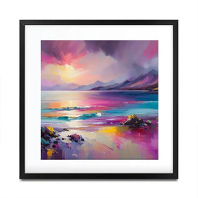 Magenta Skye Square Framed Art Print Magenta Skye Square Framed Art Print wall art product David Alexander Elder