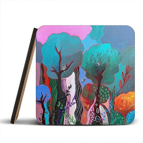 Magical Realms Coaster Set Magical Realms Coaster Set wall art product Laure Bury