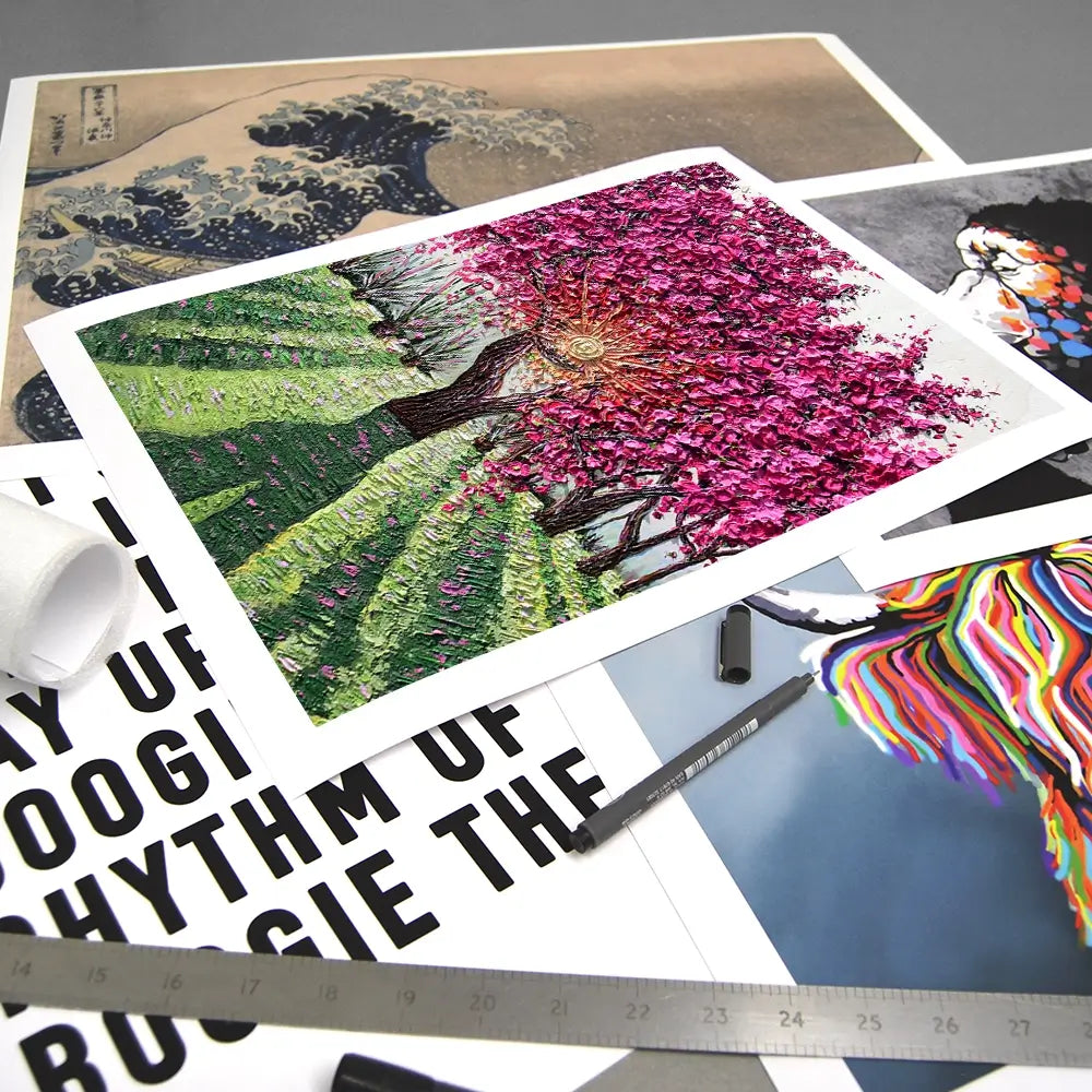 Magnificence Art Print Magnificence Art Print wall art product Nada Khatib