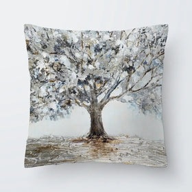 Magnificent Grey Tree Cushion Magnificent Grey Tree Cushion wall art product CHENYU ARTS / Shutterstock