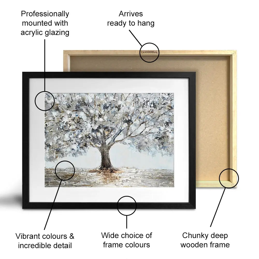 Magnificent Grey Tree Framed Art Print Magnificent Grey Tree Framed Art Print wall art product CHENYU ARTS / Shutterstock