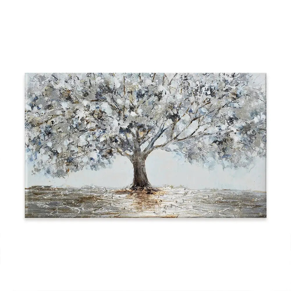Magnificent Grey Tree Oversized Canvas Print