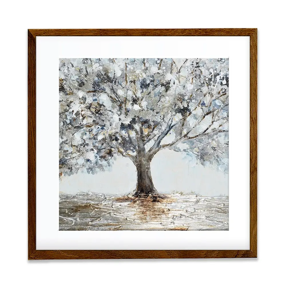 Magnificent Grey Tree Square Framed Art Print Magnificent Grey Tree Square Framed Art Print wall art product CHENYU ARTS / Shutterstock