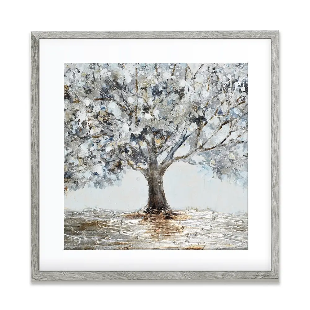 Magnificent Grey Tree Square Framed Art Print Magnificent Grey Tree Square Framed Art Print wall art product CHENYU ARTS / Shutterstock