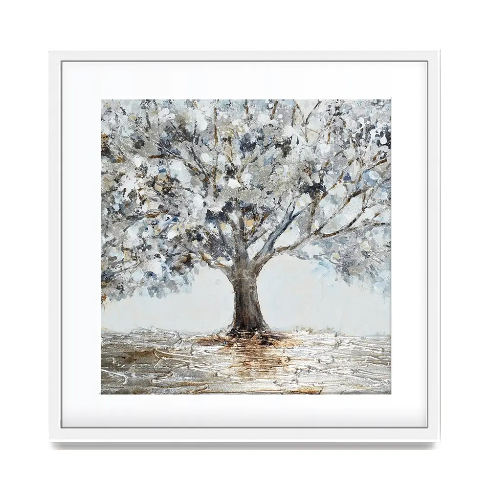 Magnificent Grey Tree Square Framed Art Print Magnificent Grey Tree Square Framed Art Print wall art product CHENYU ARTS / Shutterstock
