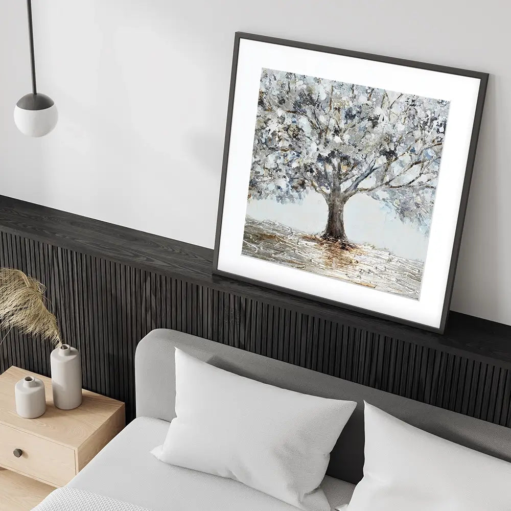 Magnificent Grey Tree Square Framed Art Print Magnificent Grey Tree Square Framed Art Print wall art product CHENYU ARTS / Shutterstock