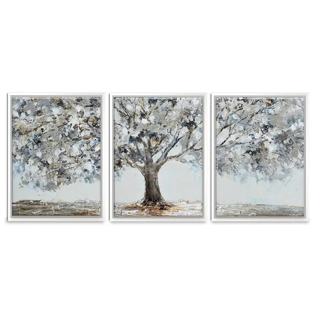 Magnificent Grey Tree Trio Canvas Print Magnificent Grey Tree Trio Canvas Print wall art product CHENYU ARTS / Shutterstock