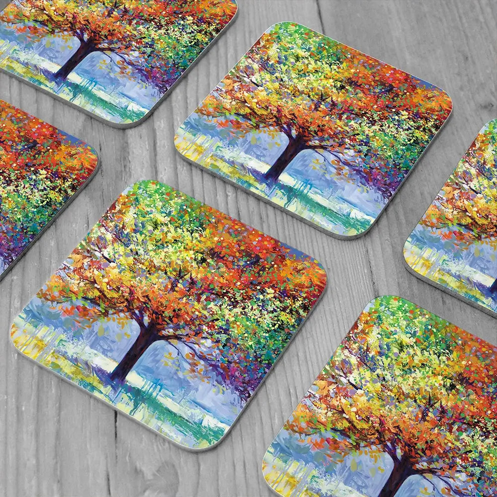 Magnificent Tree Coaster Set Magnificent Tree Coaster Set wall art product Leon Devenice