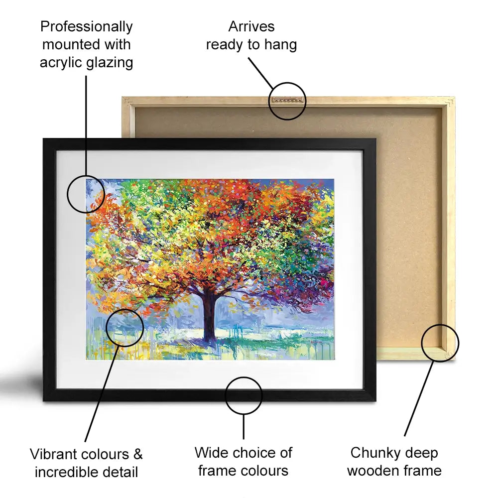Magnificent Tree Framed Art Print Magnificent Tree Framed Art Print wall art product Leon Devenice