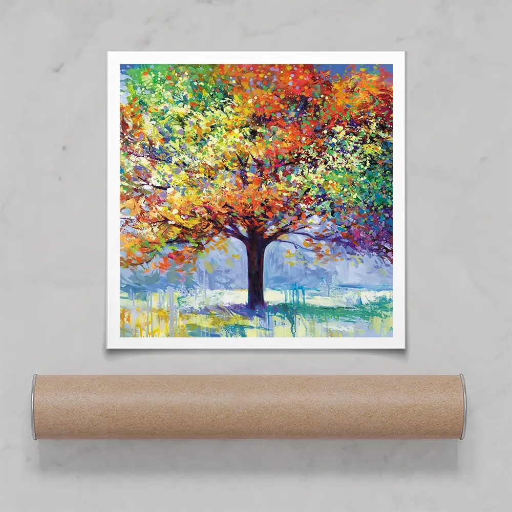 Magnificent Tree Square Art Print Magnificent Tree Square Art Print wall art product Leon Devenice