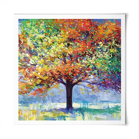 Magnificent Tree Square Art Print Magnificent Tree Square Art Print wall art product Leon Devenice