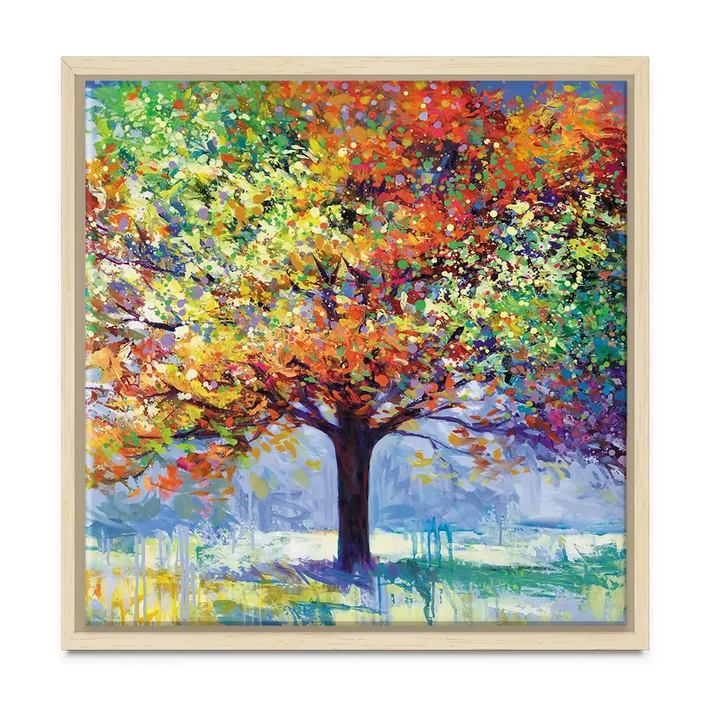 Magnificent Tree Square Canvas Print Magnificent Tree Square Canvas Print wall art product Leon Devenice