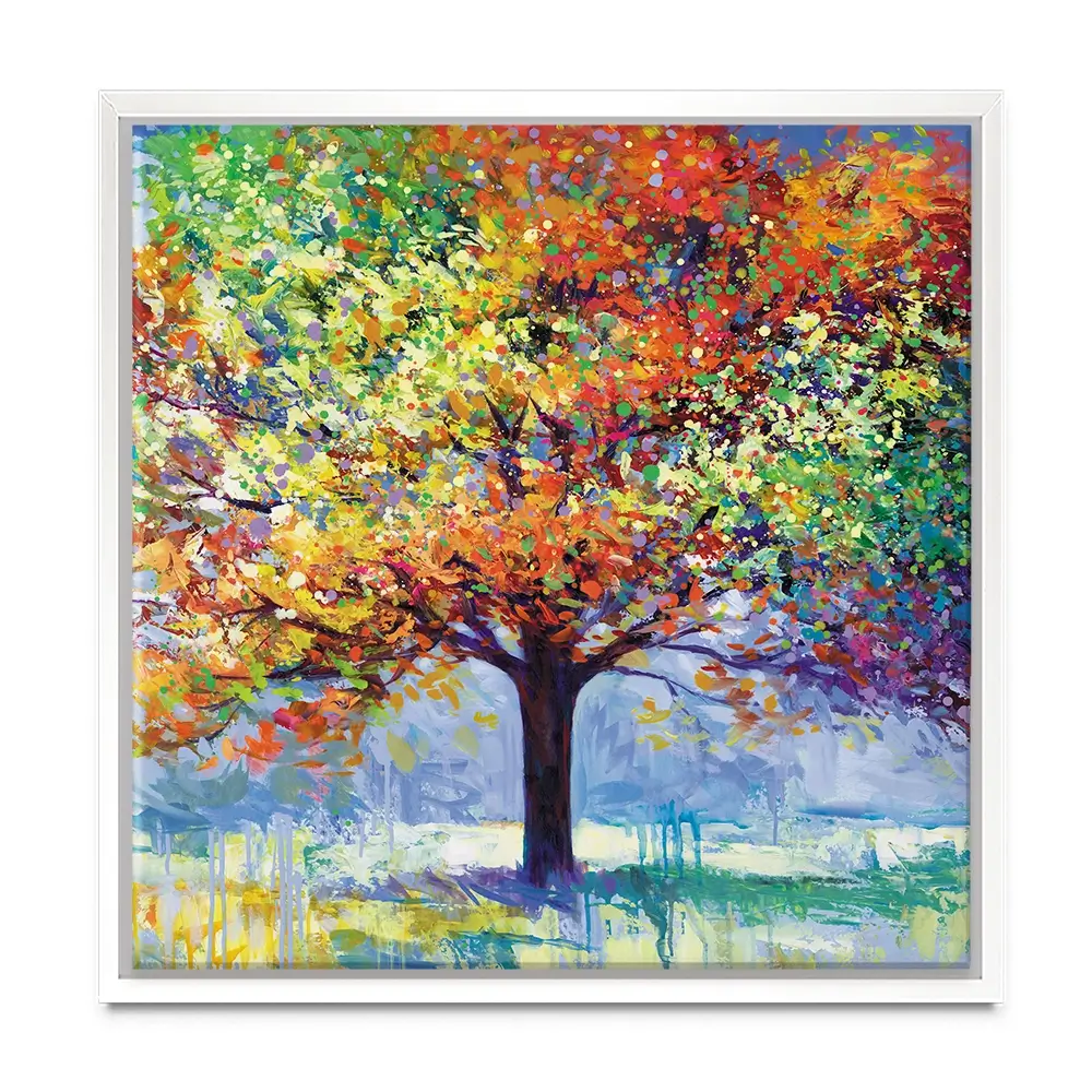 Magnificent Tree Square Canvas Print Magnificent Tree Square Canvas Print wall art product Leon Devenice