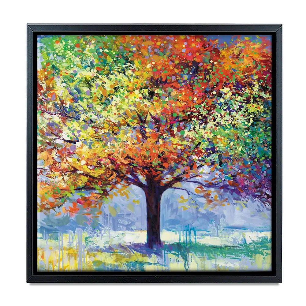 Magnificent Tree Square Canvas Print Magnificent Tree Square Canvas Print wall art product Leon Devenice
