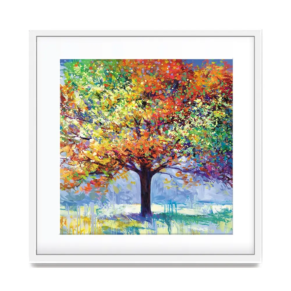 Magnificent Tree Square Framed Art Print Magnificent Tree Square Framed Art Print wall art product Leon Devenice
