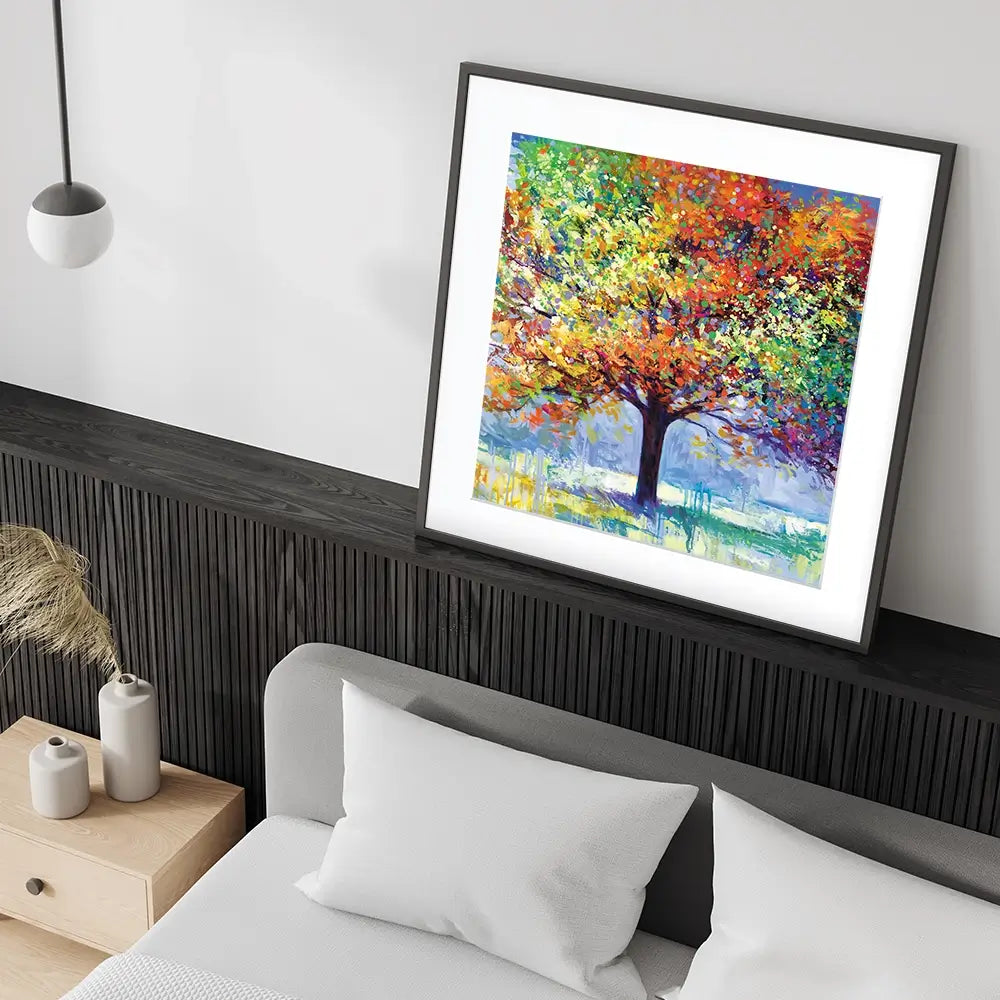 Magnificent Tree Square Framed Art Print Magnificent Tree Square Framed Art Print wall art product Leon Devenice