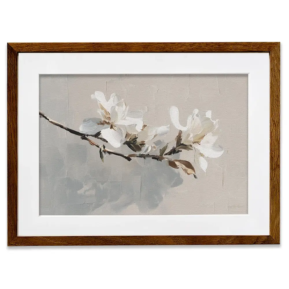 Magnolia Branch Framed Art Print Magnolia Branch Framed Art Print wall art product Svetlana Aleynikova