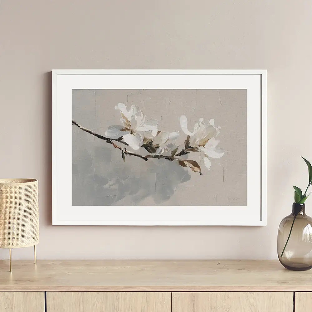 Magnolia Branch Framed Art Print Magnolia Branch Framed Art Print wall art product Svetlana Aleynikova