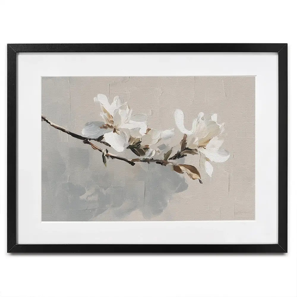 Magnolia Branch Framed Art Print Magnolia Branch Framed Art Print wall art product Svetlana Aleynikova