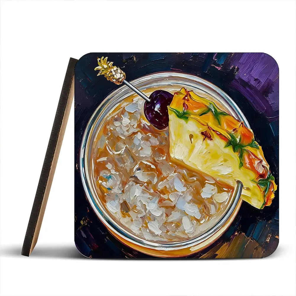 Mai Tai Cocktail Coaster Set Mai Tai Cocktail Coaster Set wall art product David Alexander Elder