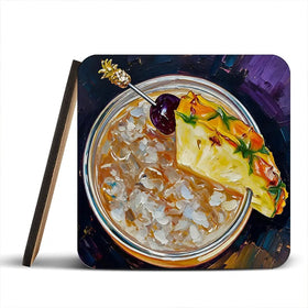 Mai Tai Cocktail Coaster Set Mai Tai Cocktail Coaster Set wall art product David Alexander Elder