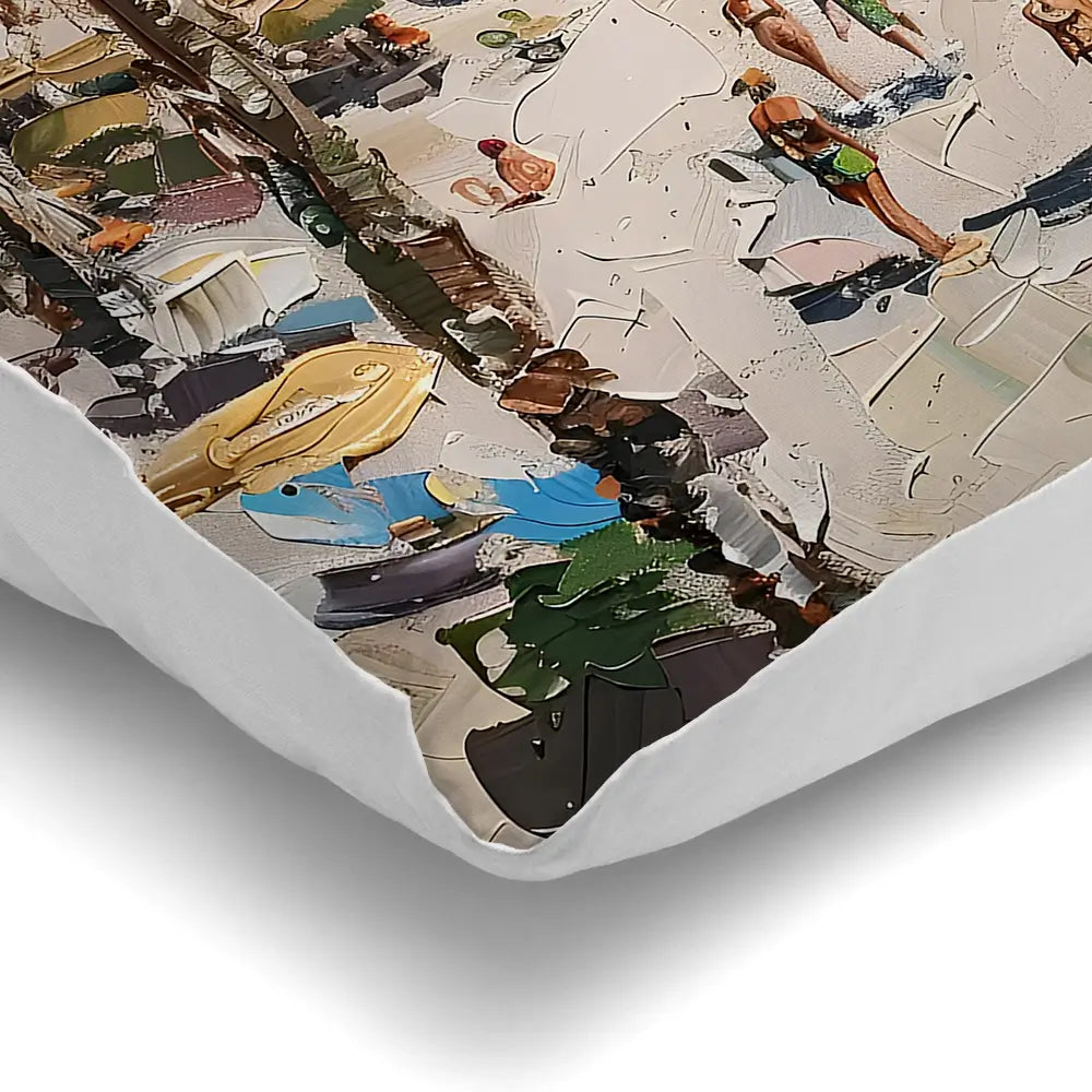 Mallorca Beach Day Cushion Mallorca Beach Day Cushion wall art product Elena Avanesova