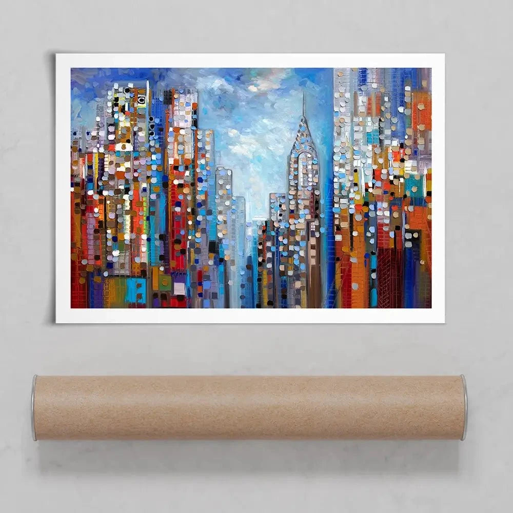 Manhattan Art Print Manhattan Art Print wall art product Ekaterina Ermilkina